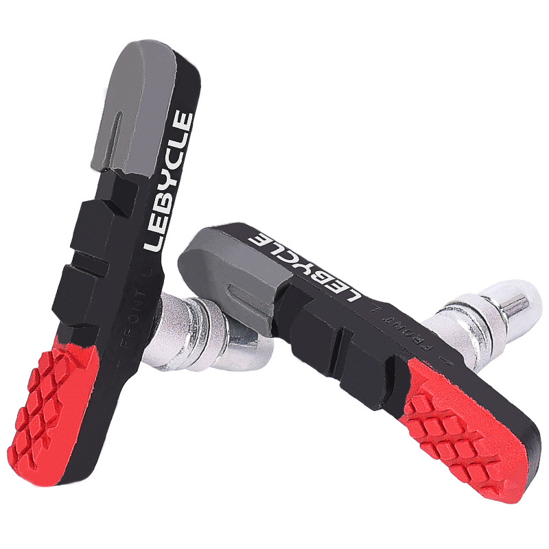 Le Baike Bicycle Brake Leather Mountain Bike Universal V Brake Leather Wear-resistant Mute Bicycle Color Brake Block Brake Leather