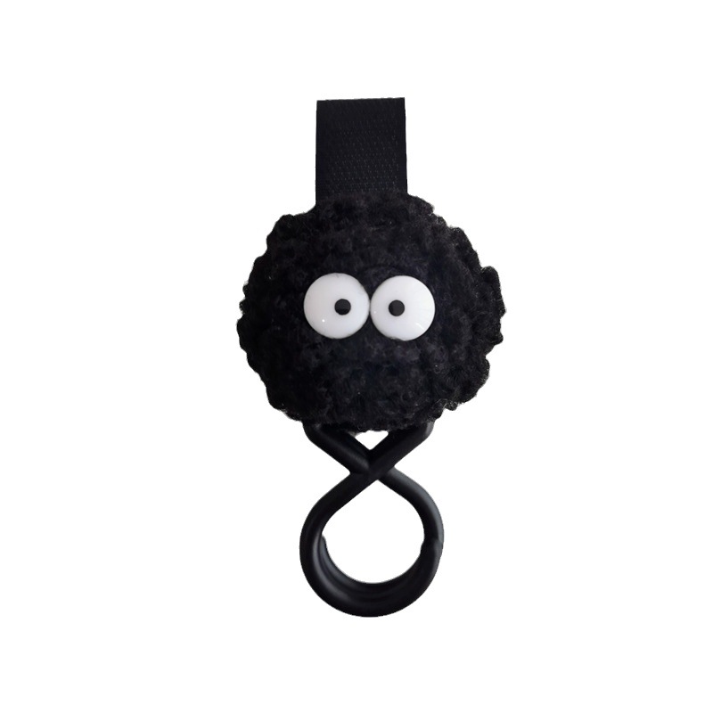 ins style plush small bristle stroller Hook stroller accessories stroller walking baby artifact multifunctional bag hook