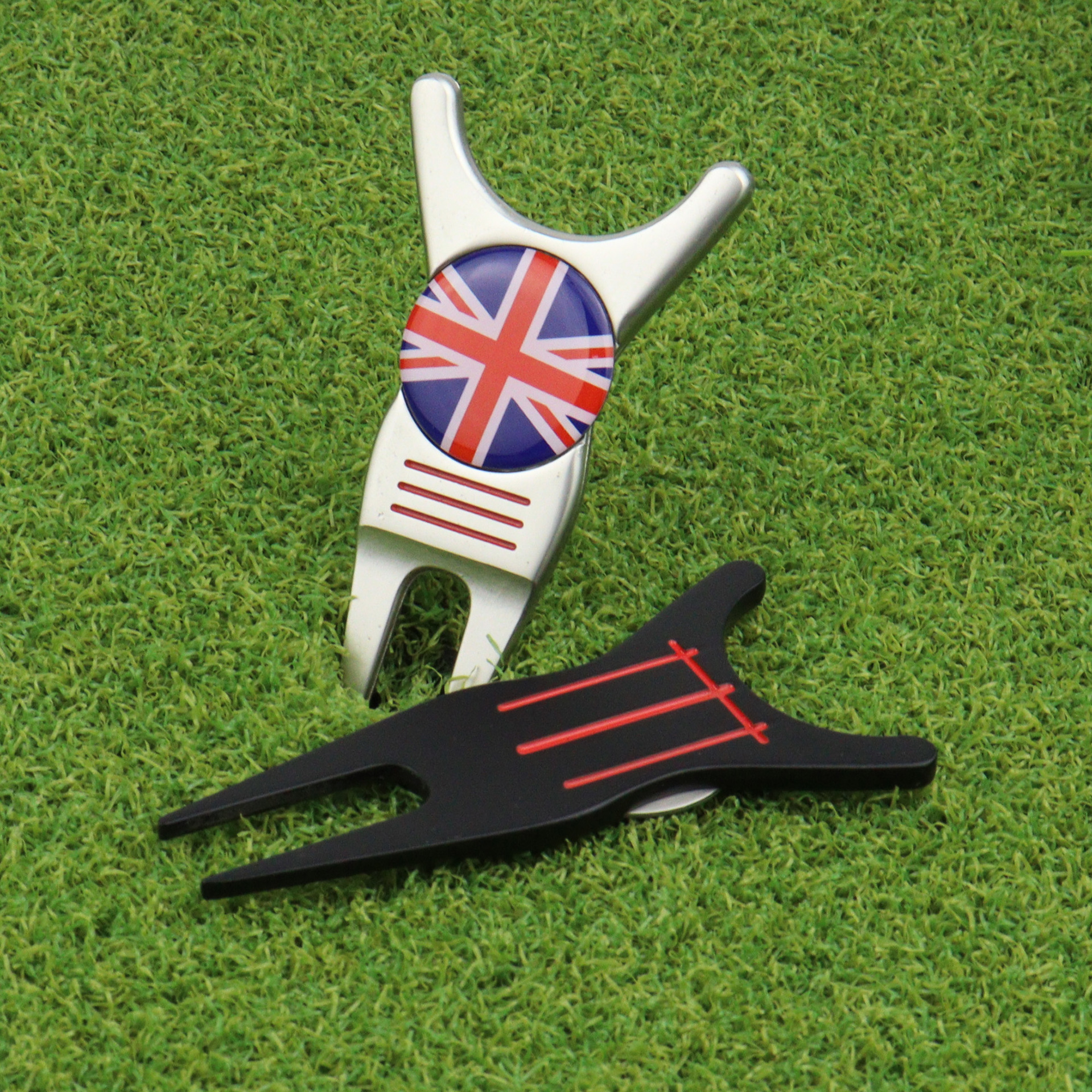 Cross-border multifunctional metal ball fork Golf accessories club support frame/Scriber Golf Fruit Ridge fork in stock