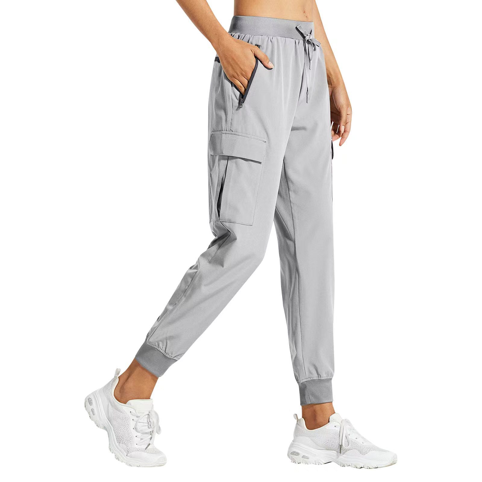 Amazon AliExpress 2024 Explosions Women's Jogging Pants Nylon Quick-drying Mountaineering Pants Sports Fitness Leisure