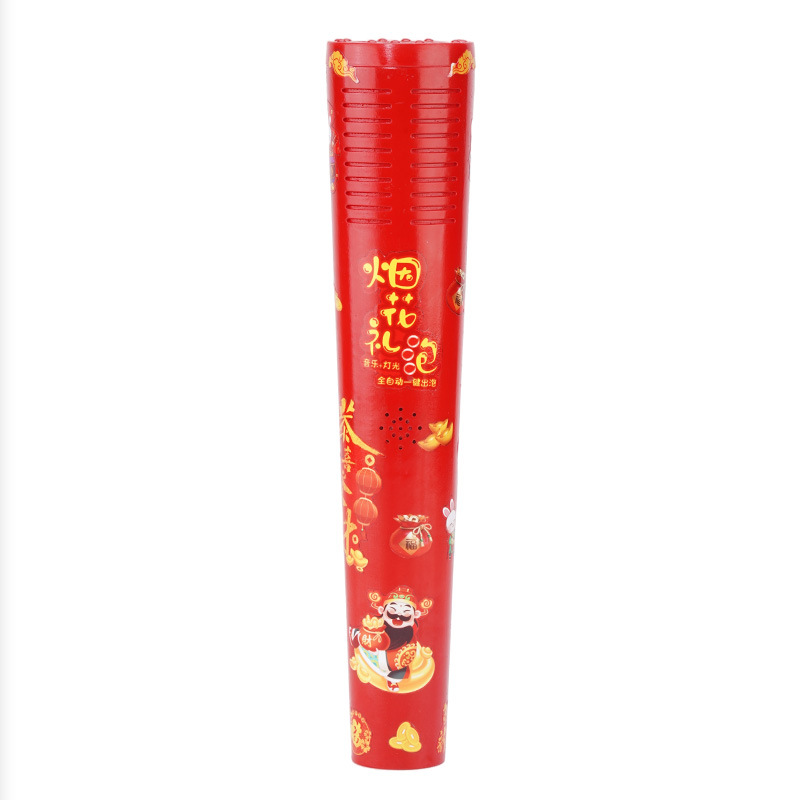Factory Direct sales fireworks bubble tube new bubble machine spring festival wedding festive electric bubble with Music Toys