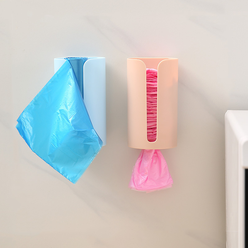 Garbage bag storage box wall-mounted storage box removable garbage bag storage box kitchen storage plastic box