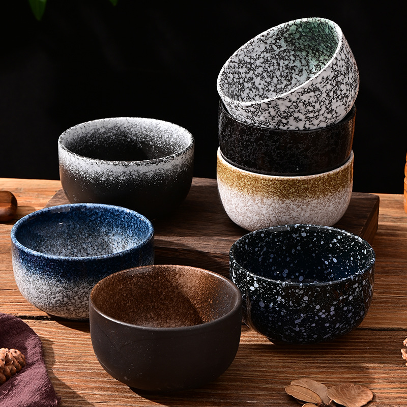 Wholesale Japanese Bowl Rice Bowl Small Bowl Ceramic Bowl Japanese Tableware Soup Bowl Household Dessert Bowl Vintage Tableware Rice Bowl