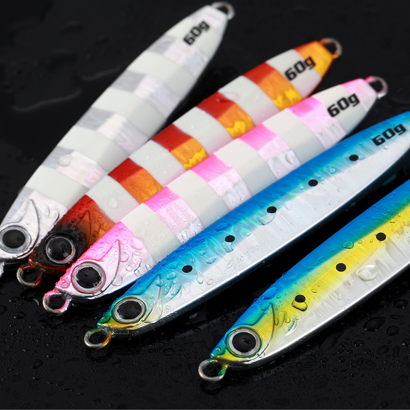 クロスボーダー専用35g45g60g80g100g鉄板ルアー船钓り海钓りルアー鱼鱼|undefined
