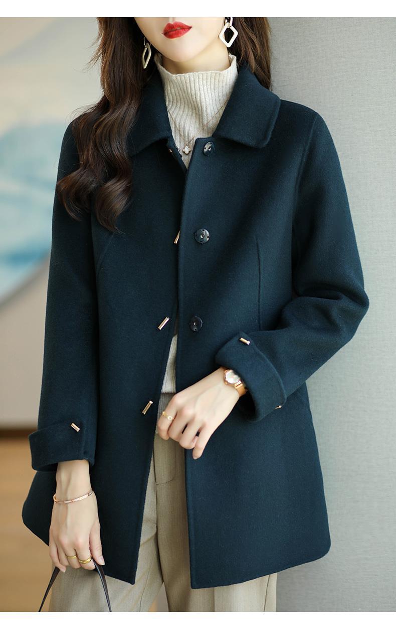 New Women's Fashion Small Casual Slim Versatile High-end Cotton Wool Coat Trendy Jacket_voghion.com