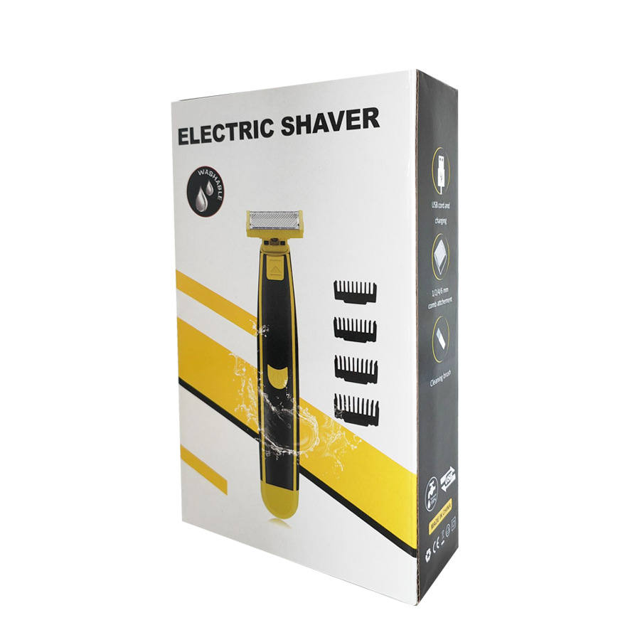 waterproof men's Shaver wet and dry dual-use Shaver body washing USB rechargeable body shaver