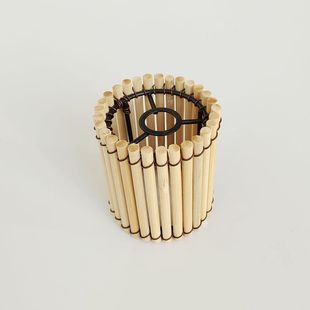 New Chinese Handmade Bamboo Art Bamboo small size Chandelier Creative Atmosphere Lantern Cage Tea Room Decorative Lampshade