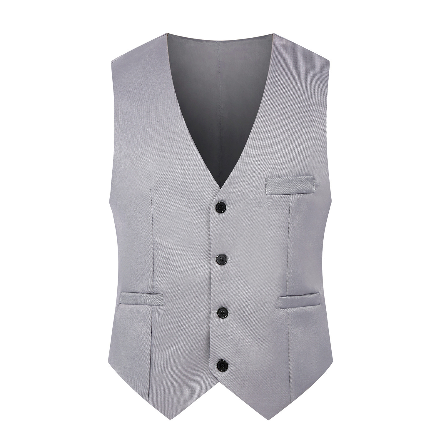 2024 Spring and Autumn New British fashion men's suit vest slim waistcoat men's vest Korean style suit vest