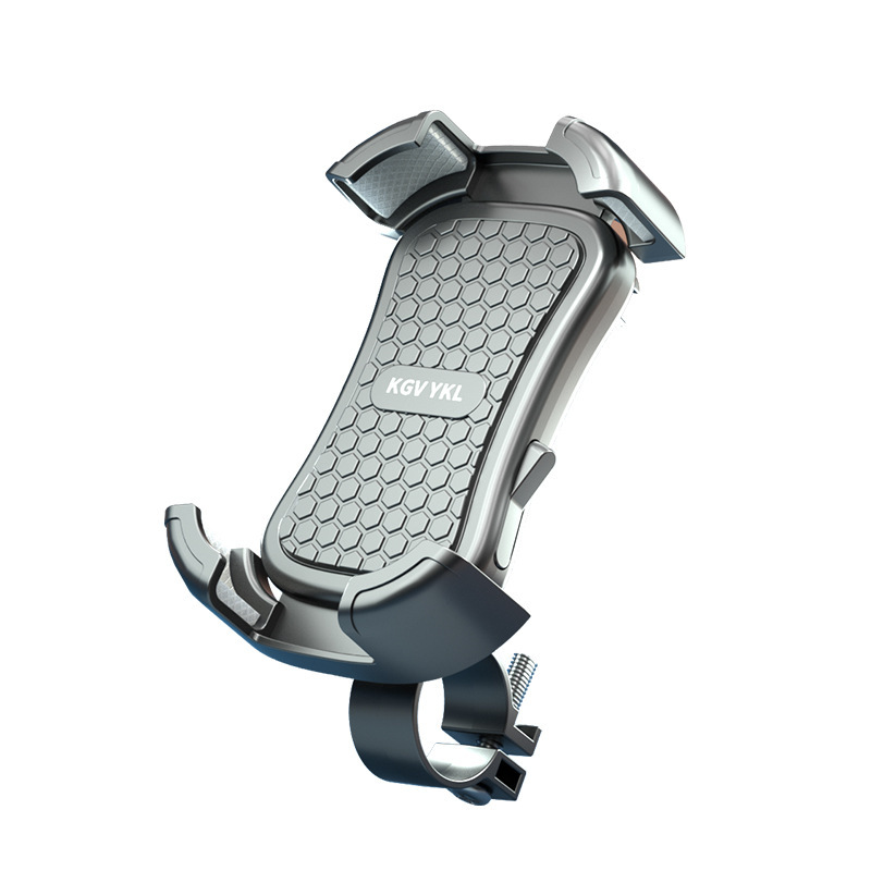 Four-claw anti-shake mobile phone holder for handlebar take-out riding bicycle electric car motorcycle mountain bike navigation