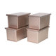 450g corrugated toast box with lid non-stick aluminum alloy Tusi mold carbon steel bread baking mold factory wholesale