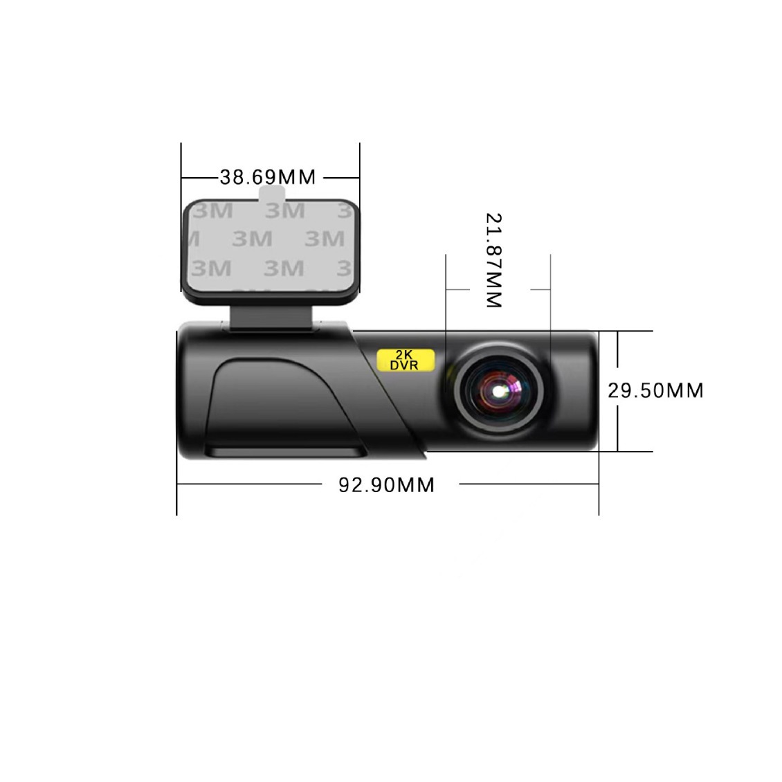 Cross-border explosions mobile phone general English version HD panoramic WIFI driving recorder 24H monitoring dashcam