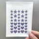 PE-36 Heart star combination purple