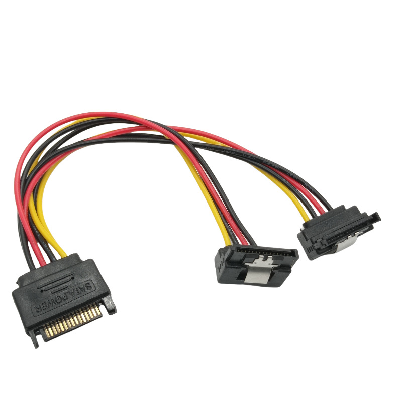 Elbow SATA one-to-two power cord serial port one-to-two hard disk drive SATA serial port power supply one-to-two