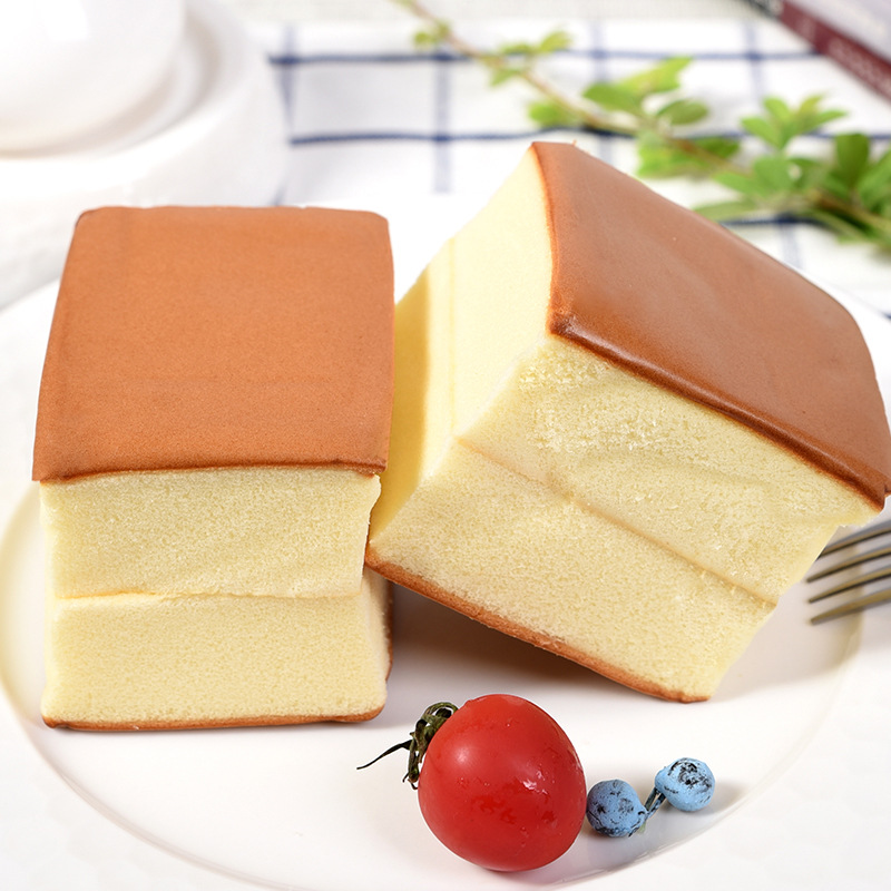 Pure cake bread breakfast food Full box steamed cake pastry snack lazy snack healthy food leisure snack