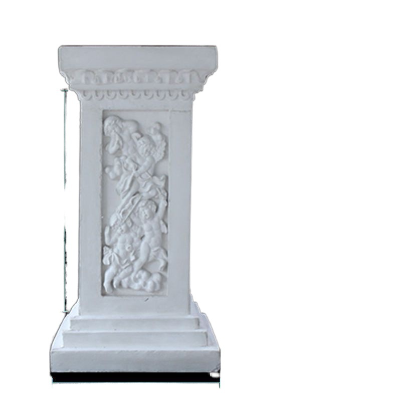 Roman Column Plaster Image Head Geometry Gypsum Art Sketches Sculpture Ornaments Gypsum Column Decorative Sculpture Bottom