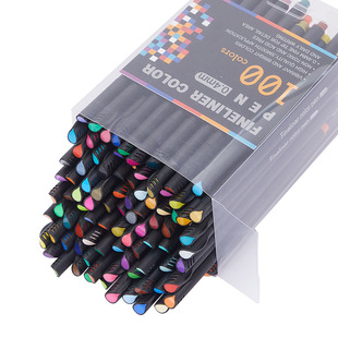 Cross-border explosions color Water-Based Syringe Pen 12 color 48 color 60 color 100 color stroke line drawing watercolor pen