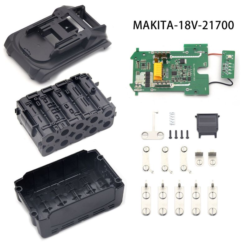 木田18v2 1700電池カバーの代わりに電動工具の金属部品には保護板が含まれています。|undefined