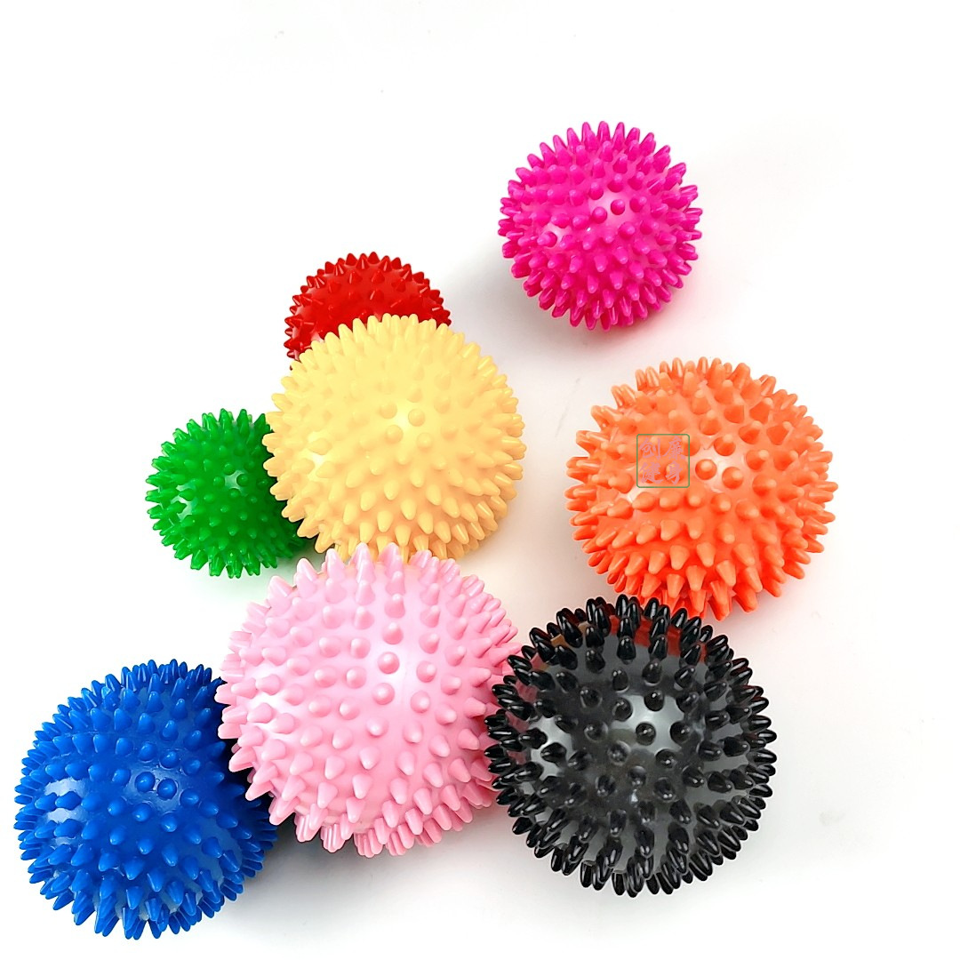 pvc yoga stab ball 7.5cm9cm sensory system training ball muscle relaxation foot massage acupoint ball fascia ball