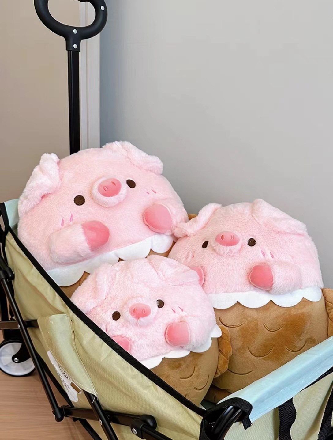 Snapper pig doll sleeping Doll Girl super soft pillow doll sleeping bed plush toy birthday gift