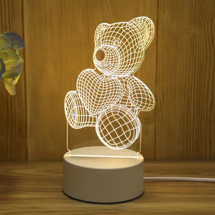 Kindergarten School Opening Gift Commemorative Nightlight to Figure DIY Table Lamp Print logo Holiday Accompanying Gift Lamp