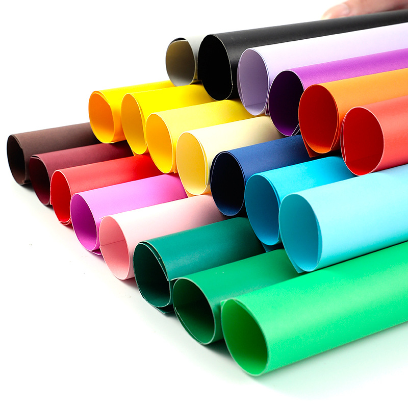 A4 color hard cardboard 230g handmade painting cardboard tag cover paper raw wood pulp black cardboard wholesale