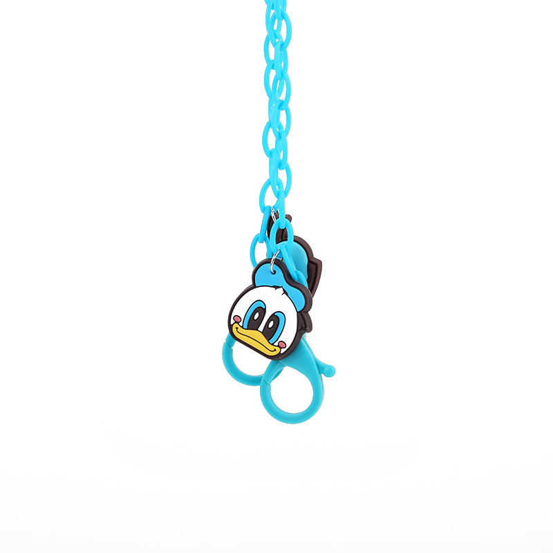 New glasses chain neck mask anti-lost rope dual-use cute cartoon soft rubber acrylic chain children's mask strap