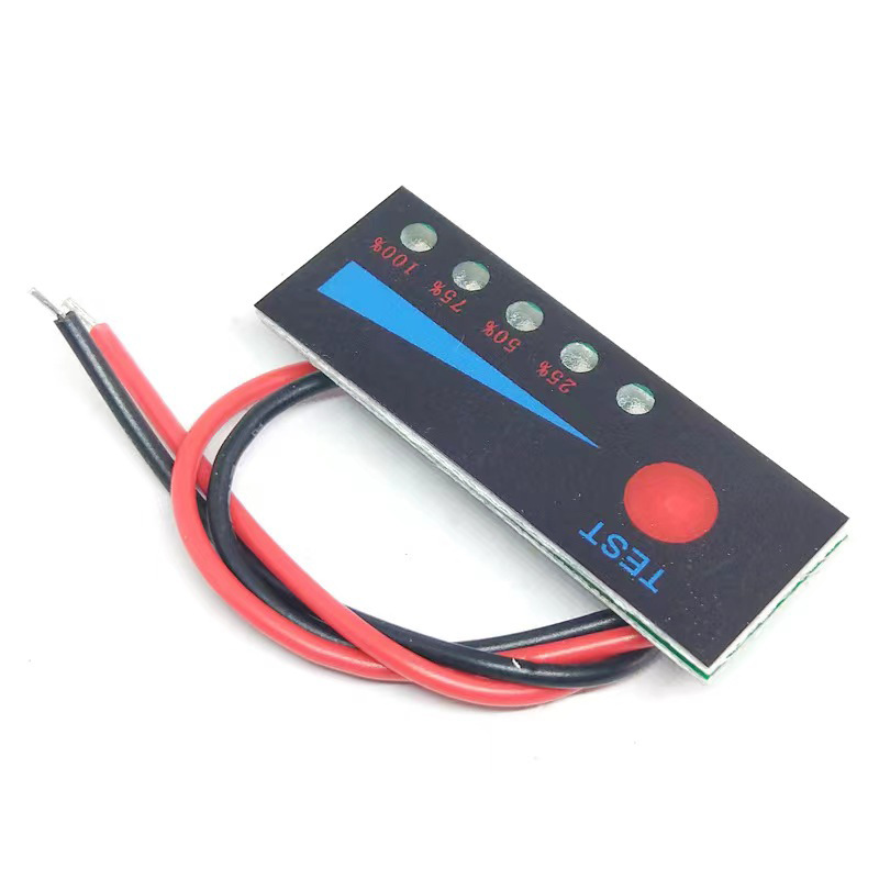 3.7V 2s/3s/4S lithium battery pack power display 12V1 car battery indicator board anti-reverse connection