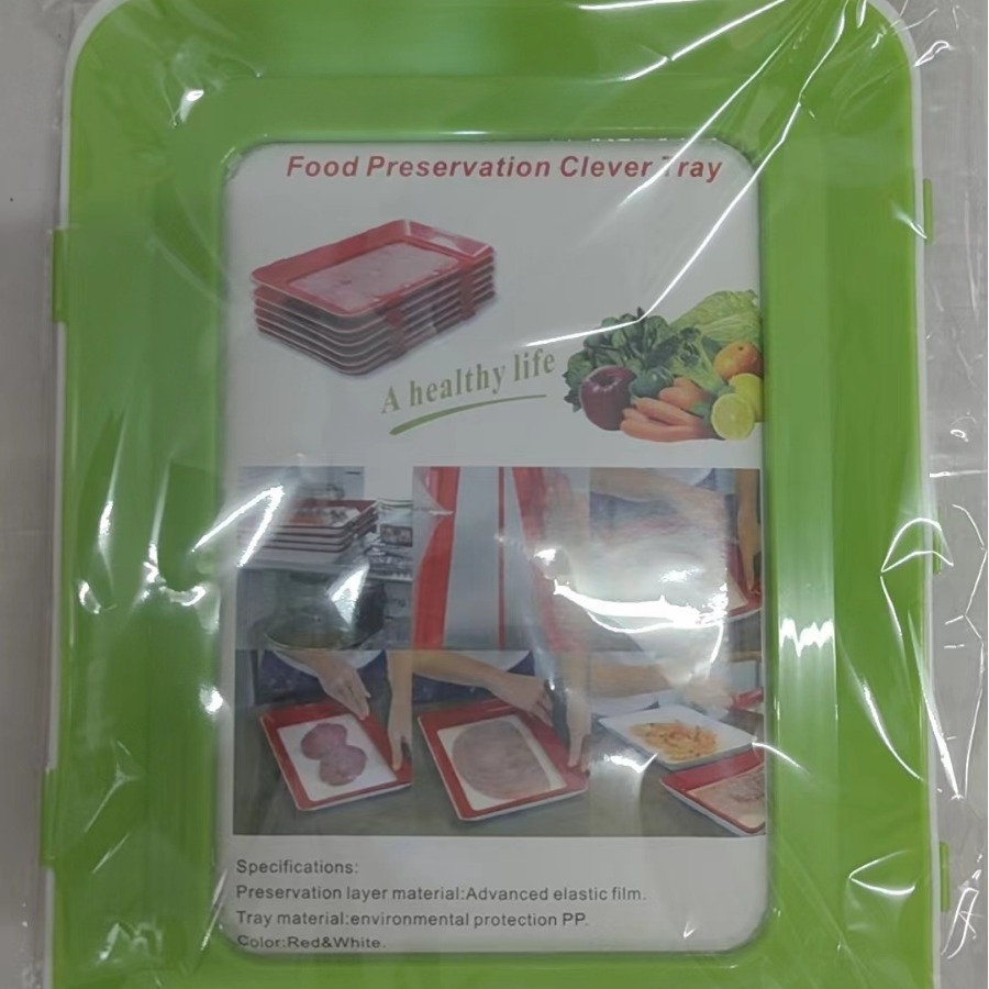 Fresh Tray Vacuum Reusable Food Preservation Film Preservation Box Household Mini Small Wholesale Cross Border