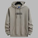 Hooded sweater men's Spring and Autumn 2023 new Korean style trendy simple top clothes hoodie coat one-piece delivery
