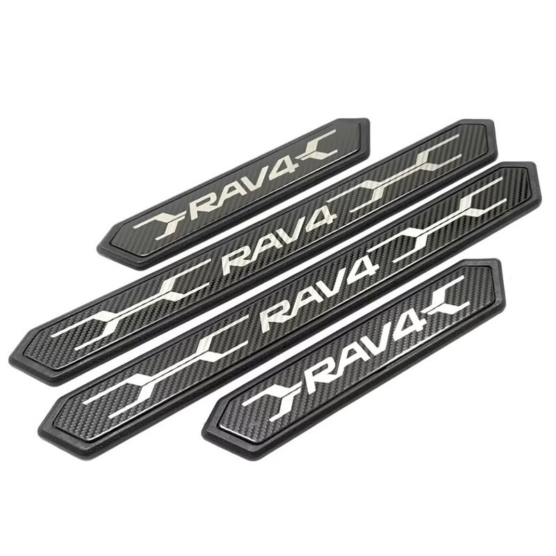 Suitable for 2020 brand new Toyota RAV4 Rongfang threshold bar welcome pedal anti-scratch protection modified decorative stickers