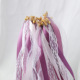 purple with lace