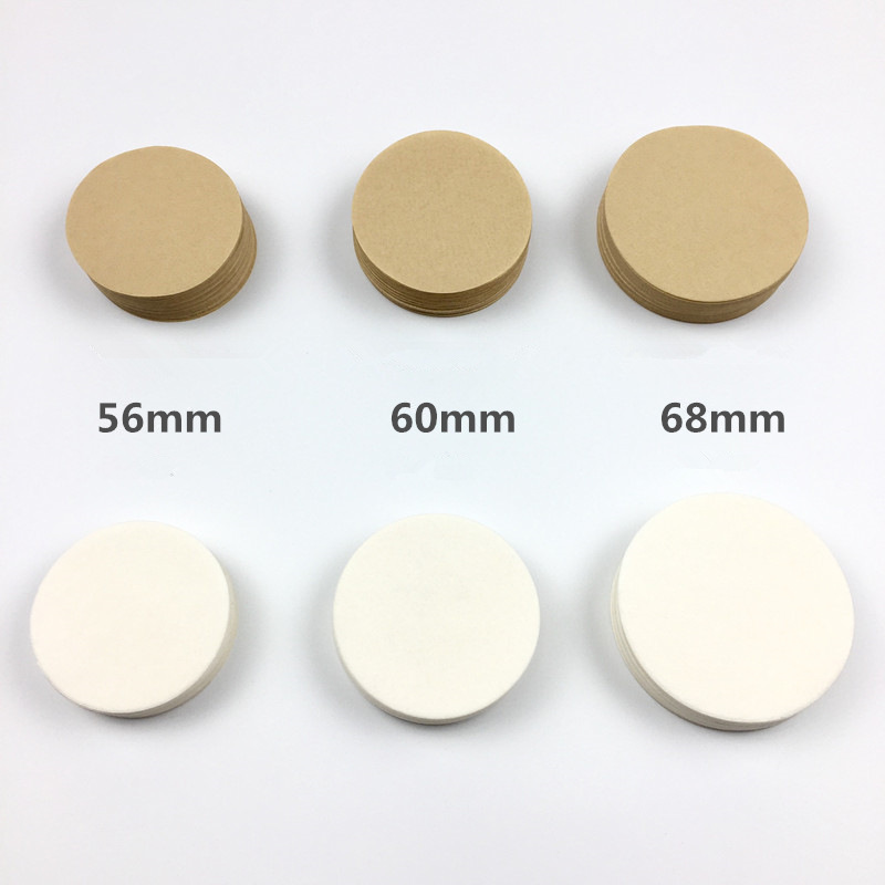 51/53/58 Round Mocha Pot Filter Paper Italian Powder Bowl Coffee Pot Pellet Shape Vietnam Pot Curling Pot Coffee Filter Paper