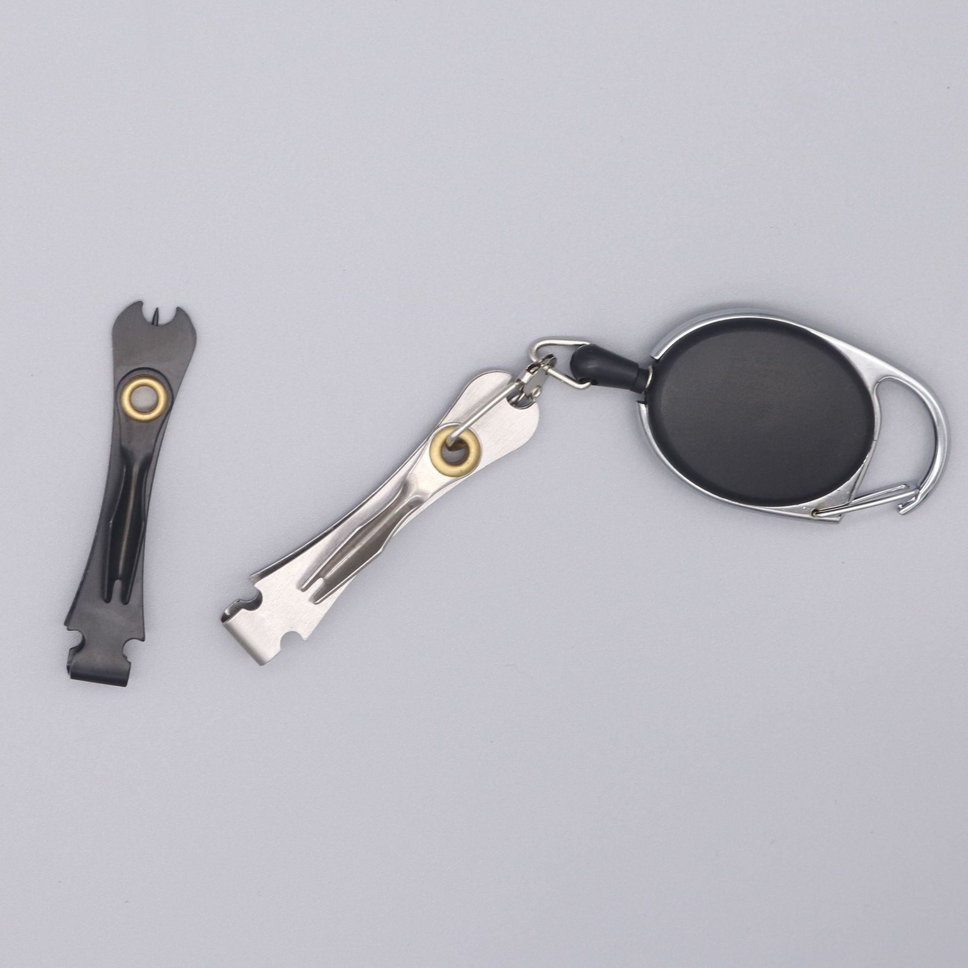 Outdoor fishing fly fishing multi-functional three-in-one tie hook shear line unknot multi-purpose one sub-line shear clip tool