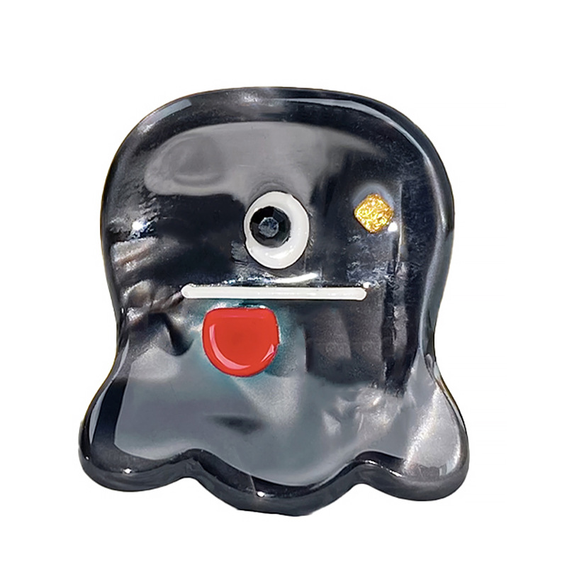 Baifeiya kleine Acetat-Haarspange, süße kleine Monster-Haarnadel, Geisterpferdchen, Mädchen, Herz-Haarspange, hoher Pferdeschwanz, Haarschmuck, Kopfschmuck_voghion.com