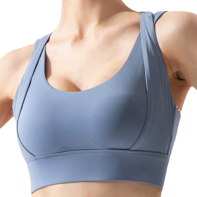 Women's Large Size Sports Underwear Shockproof High Strength lulu Fitness bra Quick-drying Beautiful Back Running Yoga bra
