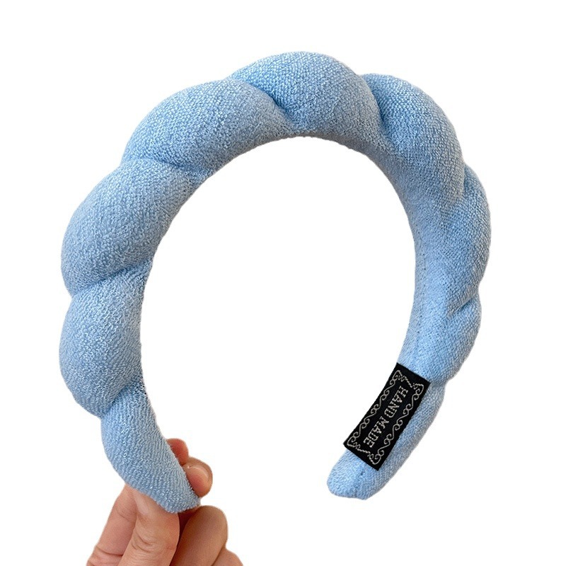 Candy color cloud headband female 2023 new high Skull top hair band High sense all-match hair band temperament hairpin headband