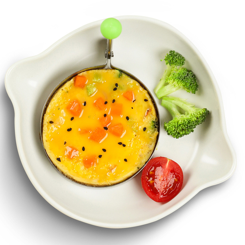 Thickened Stainless Steel Fried Egg Mold Fried Egg Machine Model Artifact Creative Fried Egg Heart-shaped Rice Bunch Mold