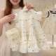 Children's Stylish Princess Dress Children's Short-sleeved dress Korean-style Beach Dress for Little Girls Summer New Style
