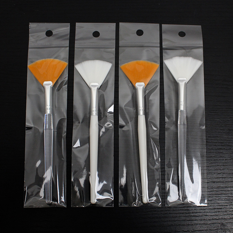 Beauty tools fan brush fruit acid brush makeup brush beauty mask brush decoration essence brush single bag wholesale