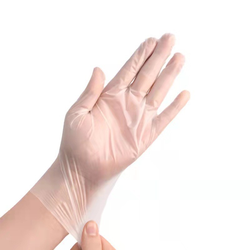 Disposable TPE protective transparent household gloves 100 boxes of bags density thickened gloves to catch lobster and eat pig's feet