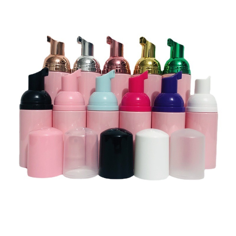 現品ピンクムース発泡スチロール30ml 100mlプッシュ式petペットボトル乳液洗顔料泡立て瓶|undefined