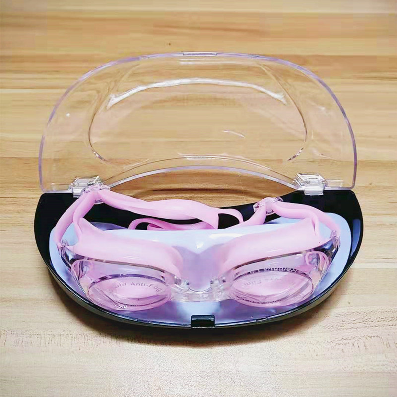 Adult HD waterproof swimming goggles anti-fog swimming glasses transparent swimming goggles diving goggles men and women swimming equipment
