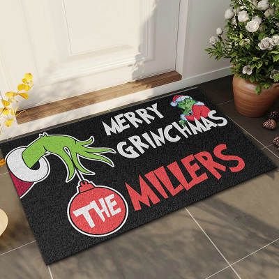 Cross-border Foreign Trade Cartoon Floor Mat Amazon wish Christmas Floor Mat Holiday Decoration Gift Mat Home Door Mat