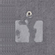 Square transparent with hole