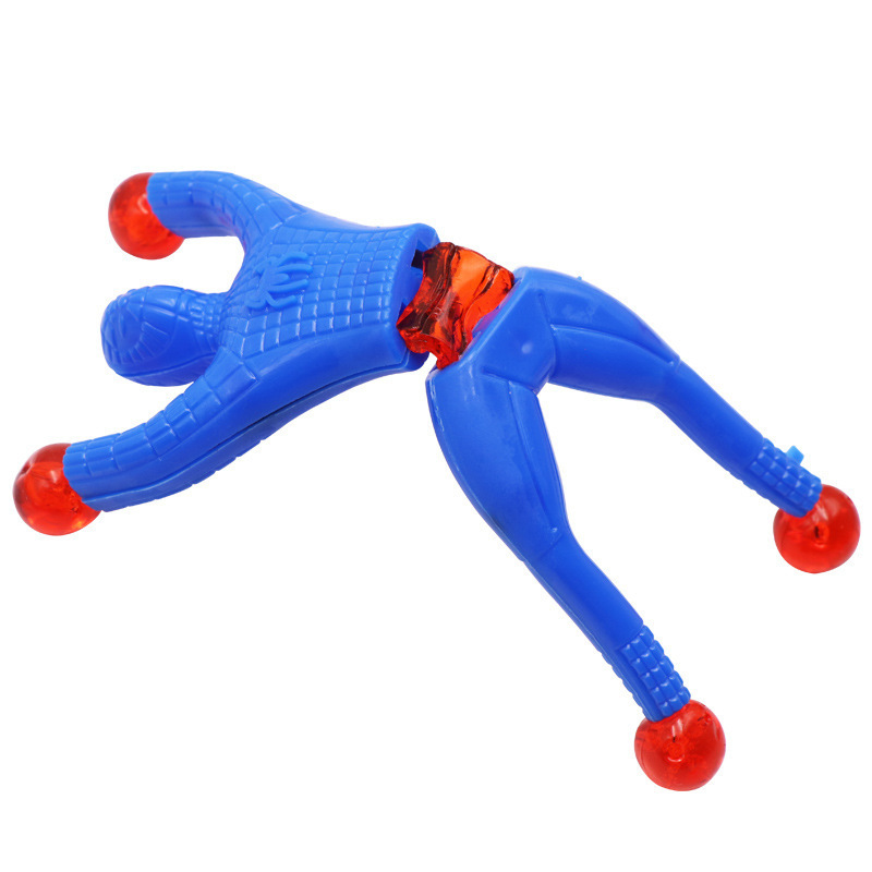 Climbing the Wall Spider-Man Children's Toy Flip Spider-Man Palm Meteor Hammer Decompression Artifact Creative Trick Decompression
