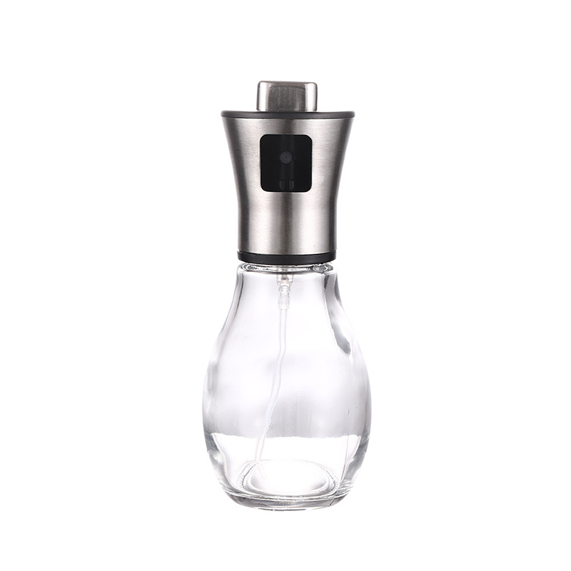 304 stainless steel glass oil spray bottle barbecue cooking oil control Pot Kitchen pneumatic spray bottle oil spray pot