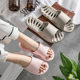 Couple's Home Bathroom Slippers Home Summer Leakage Non-slip Bath Wear-resistant Household Eva Slippers for Men and Women