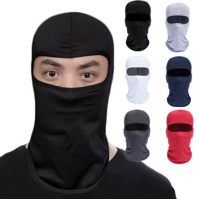 Outdoor Sports Hood Riding Motorcycle Bike Protective Mask Masked Riding Sunscreen Single Hole Headgear Hat