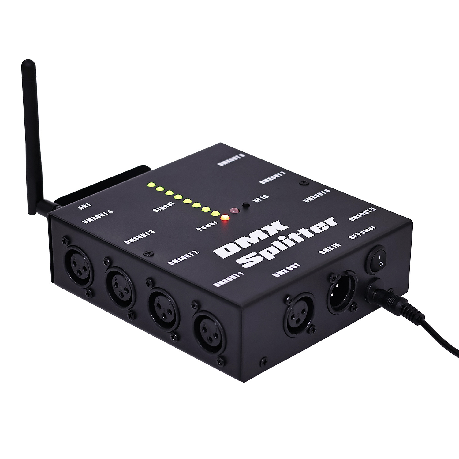 8-way wireless dmx512 signal amplifier DMX controller DMX512 distributor console