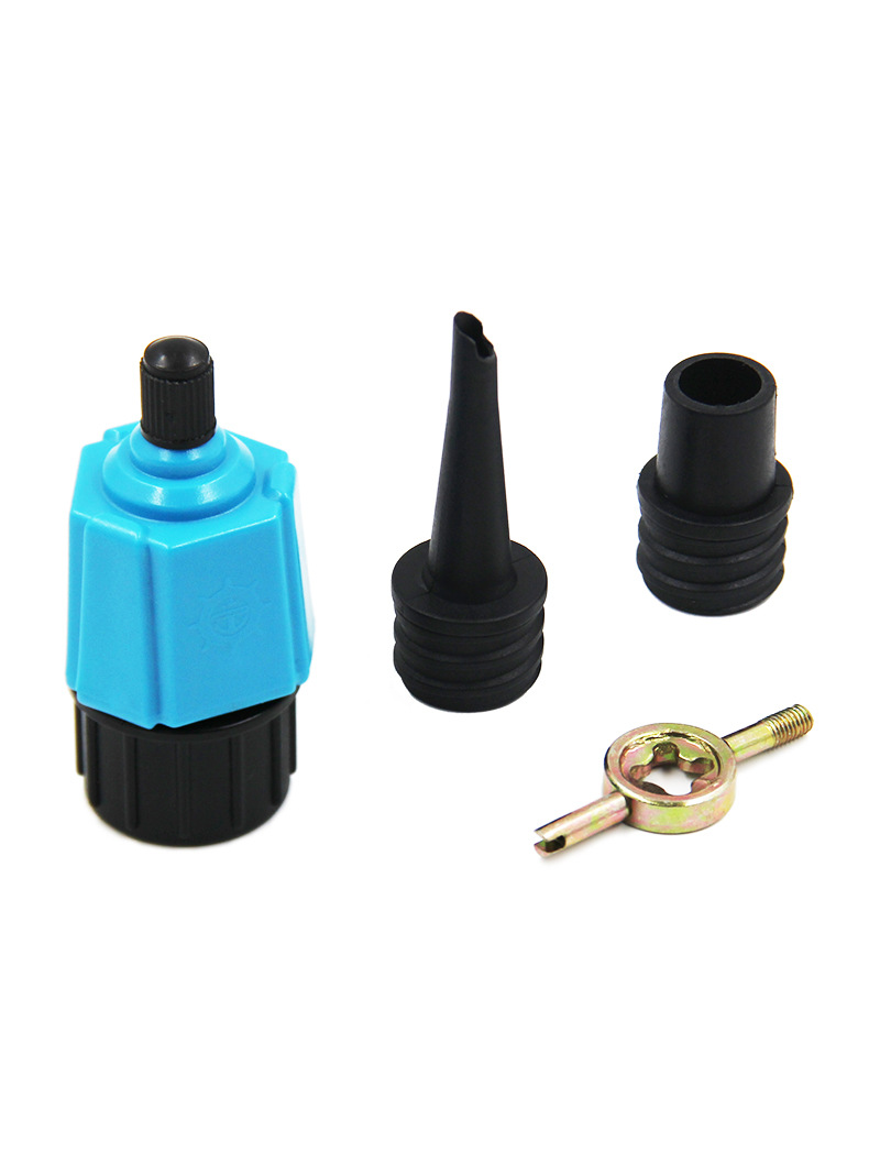 Air Valve Adapter Inflatable Bed Rubber Boat Kayak Floating Bed Air Pump Adapter